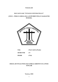 Doc Makalah Teologi Sistematika Yandry Bunglon Academia Edu