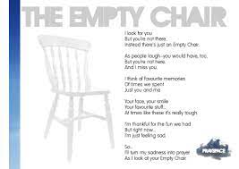 the empty chair empty chair poem the empty chair i miss my daughter