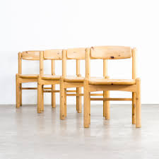 set of 4 rainer daumiller pine wood