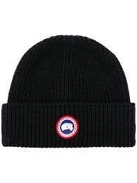 Canada goose produces extreme weather outerwear since 1957. Canada Goose Mutze Mit Logo Patch Farfetch