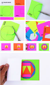 Math Book Art My Shape Book Shape Activities For Kids Shapes Activities Shape Books Math Books