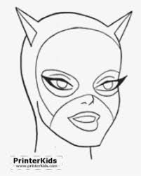 Free, printable coloring book pages, connect the dot pages and color by numbers pages for kids. Catwoman Face From Batman Coloring Pages Hd Png Download Kindpng