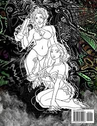 Disney princesses, a walt disney creation, features 11 princesses namely snow white, cinderella, aurora, jasmine, merida, pocahontas, ariel, belle, mulan, tiana and rapunzel. Stoner Princess Coloring Book Psychedelic Trippy Coloring Book For Adults Stress Relief Relaxation Pricepulse