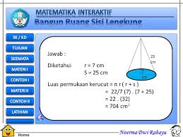 Check spelling or type a new query. Contoh Soal Kerucut Dalam Kehidupan Sehari Hari