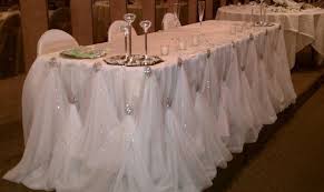 Different Types Of Table Skirting With Pictures Wedding Decorations Wedding Table Wedding