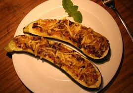 Gefullte Zucchini Vegan Dailyvegan Rezept Gefullte Zucchini Vegan Gefullte Zucchini Rezepte