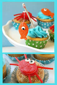 These lovely natural elements can be created easily with water. Fish Cupcakes And Summer Cupcake Ideas Gumdrop Fish And Crabs