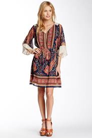 Flying Tomato Jealous Tomato Print Bell Sleeve Mini Dress Hautelook Bell Sleeve Mini Dresses Mini Dress Dresses