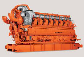 Ge S Waukesha Engine S Classic Red Color Make It A Recognizable Piece Of Power Generation History Engineering Waukesha Engine Waukesha