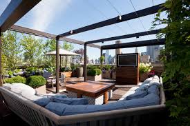 Fifth Avenue Penthouse Garden Designed By Hollander Design Installed And Maintained By Town And Gard Penthouse Garden Outdoor Rooms Beautiful Outdoor Spaces