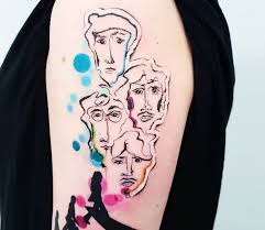 A beatles album cover leg tattoo. The Beatles Tattoo By Ilaria Tattoo Art Photo 27318