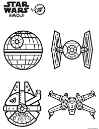 See more ideas about emoji coloring pages, coloring pages, coloring pages for kids. Star Wars Vaisseaux Emoji Coloring Pages Printable