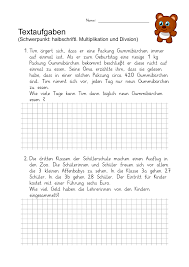 3 X Textaufgaben Klasse 3 Halbschritliche Division Mathematik Unterrichtsmaterial Halbschriftliche Division