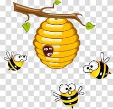 Bees Near Honey Beehive Honey Bee Hive Transparent Background Png Clipart Honey Bee Cartoon Honey Bee Drawing Bee Drawing