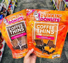 America's iced coffee is now in bottles! Dunkin Donuts Released Coffee Thins Chocolate Candies