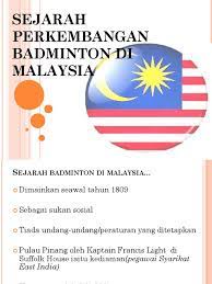 Check spelling or type a new query. Sejarah Badminton Di Malaysia Weeepsa