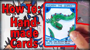 Pokemon trading cards have exploded in value in 2020. How To Make Trading Cards By Hand 5 Minute Tutorial Youtube