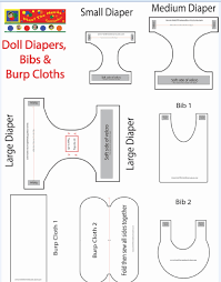 Doll Diapers Bibs And Burp Cloths In 2020 Babykleidung Muster Babypuppe Kleidung Puppen Kleidung Nahen