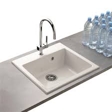 Evier Ceramique Blanc Alnae 1 Bac Sans Egouttoir 600x530 Mm Evier De Qualite Incomparable Ceramiques Blanches Evier Ceramique