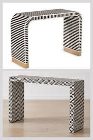 Black And White Striped Console Table 101 Console Tables To Love Contemporary Console Console Table Whimsical Furniture