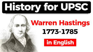 Warren Hastings Former Governor General ...