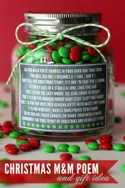 Switch up this recipe by adding pastel m&m's for easter and orange and brown for halloween. Christmas M M Poem Gift Idea Let S Diy It All With Kritsyn Merkley