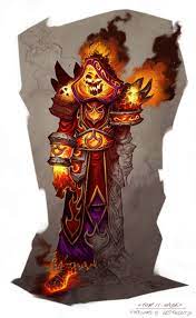 Tier Firelord S Vestments By Mark Gibbons Zodiac Art Warcraft World Of Warcraft