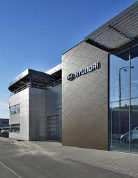 Hyundai Czech Republic By David Zbranek Wixpad S R O Alucobond Natural Havana