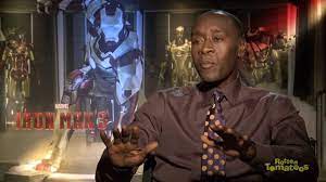 Iron Man 3 Don Cheadle Reveals Robert Downey Jr S Secrets Rotten Tomatoes Robert Downey Jr Downey Junior Celebrity Interview