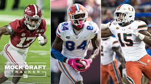 This mock draft will be updated weekly. 2021 Nfl Mock Draft Tracker Mel Kiper Makes First Picks