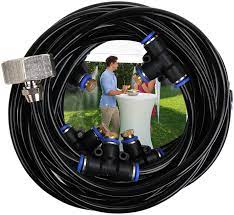 Buy Flantor Outdoor Misters Misting Cooling System Portable Misting Kit With Misting Line 6 Brass Mist Nozzle For Outdoor Patio Garden Home Irrigation Trampoline Patio Fan Misting 20 Ft Online In Usa B083nspdg8