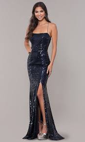 Long Square Neck Sequin Prom Dress With Corset Back Prom Outfits Backless Prom Dresses Ball Dresses