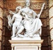 Allegoric Statue of the Continent Europe, Facade of the ...