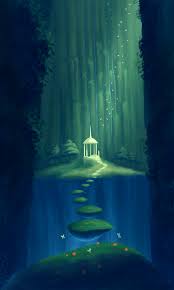 Sanctuary By Linum7 On Deviantart Animation Art Fantasy Landscape Concept Art