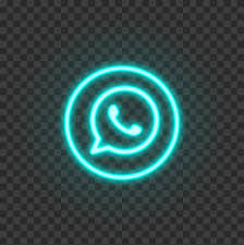 Shared by ✩ 𝒯𝐼𝐹𝐹𝒜𝒩𝒴 ✩. Hd Light Blue Neon Whatsapp Round Circle Logo Icon Png Citypng