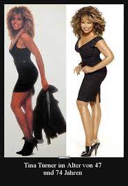 Tina turner (born anna mae bullock; Tina Turner Im Alter Von 47 Und 74 Jahren Lustige Bilder Spruche Witze Echt Lustig