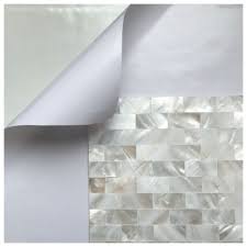 Peel And Stick Mother Of Pearl Shell Mosaic Tile For Kitchen Backsplashes White Pearl Tile Shell Mosaic Tile Kitchen Tiles Design