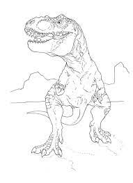 Coloring pages with tyrannosaurs will appeal to kids, because they are very diverse, and besides, there are a lot of them. Trex Coloring Pages Dibujo Para Imprimir Trex Coloring Pages Dibujo Para Imprimir