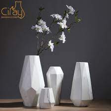 Das ist die große moebel.de auswahl. China Geometrical Grey Marble Color Ceramic Flower Vases With Different Sizes China Vase And Ceramic Vase Price