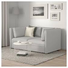 Vallentuna 2er Sitzelement Mit 2 Bettsofas Orrsta Hellgrau Ikea Deutschland Vallentuna Modular Sofa Sofa