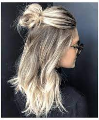 Pin By Robin Armstrong On Hair Messy Up Dos Medium Hair Styles Half Up Hairstyles Easy Braided Hairstyles