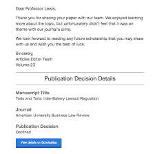 Writing a cover letter is essential when applying for jobs. Law Review Author Guide Scholastica Help Desk