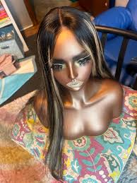 28 inch wear and go wig 135 human hair