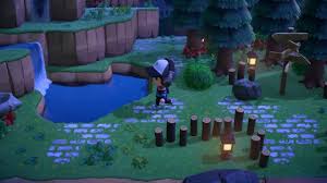Forest Island Night Tour Of Nature Themed Animal Crossing New Horizons I Animal Crossing Pond Animals Nature