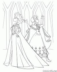 They are all free to print, and the kids will love coloring them in. Coloring Page Elsa And Anna In The Castle