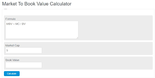 To calculate a company's market cap, multiply the number of outstanding shares by the current market value of one share. Market To Book Value Calculator Calculator Academy
