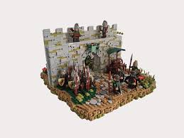 Oxenfurt Outpost Booth Avalonia Inside Lego Castle Cool Lego Lego Worlds