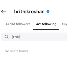 Is it true that Hrithik Roshan unfollowed Jr NTR on Instagram after War 2?  #buzzzookascrolls #viral #trending #ntr #hrithikroshan