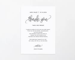 Wedding Thank You Note Thank You Card Thank You Letter In Etsy Wedding Thank You Thank You Notes Wedding Thank You Cards Wording
