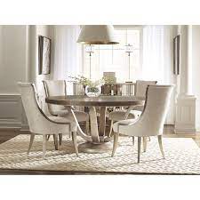 Caracole French Country Beige Upholstered Dining Side Chair In 2021 Round Dining Table Sets Upholstered Dining Side Chair Side Chairs Dining